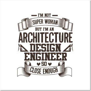 Archetecture Woman - Super Woman Posters and Art